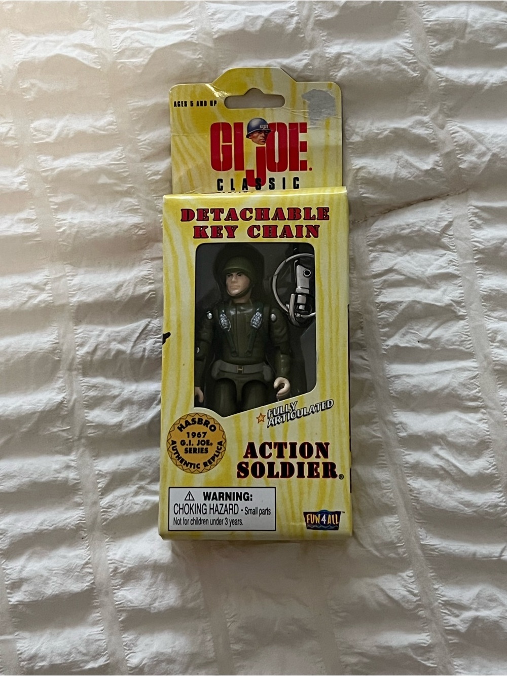 GI Joe Classic Collection Detachable Key Chain Action Soldier 1998